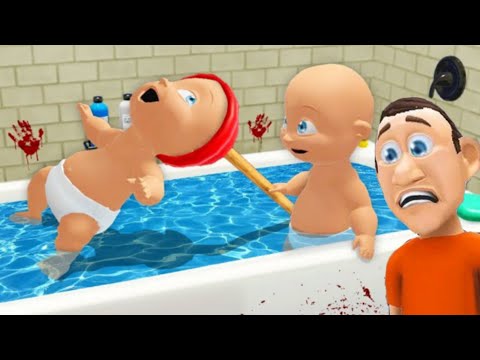 "Epic Baby Chaos: Baby Flooded the Bathroom While Making 'SOUP'! | Who's Your Daddy"
