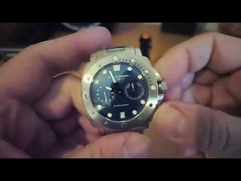 PAGANI DESIGN PD1767 PANERAY STYLE POWER RESERVE SAPPHIRE 200 METERS AUTOMATIC WATCH UNBOXING