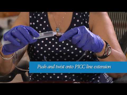 Home IV Antibiotics Push Method fv