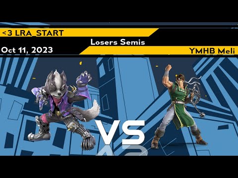 Xeno313 Losers Semis - LRA_START (Wolf) vs Meli (Richter) - Smash Ultimate