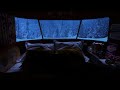 Winter Car Camping with Blizzard, Snowfall and Wind Sounds | Snow Storm Sounds for Sleep, Relax