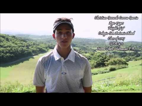 Christian Correa - College Golf Recruiting Video - Class of 2017