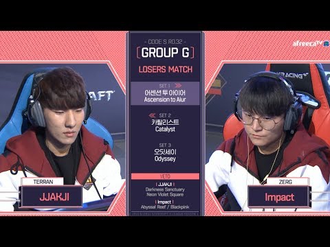 [2018 GSL Season 1]Code S Ro.32 Group G Match4 Impact vs JJAKJI