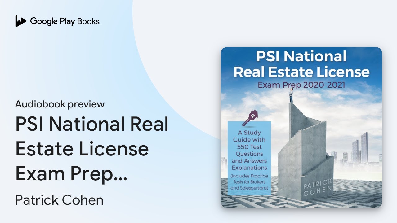 PSI National Real Estate License Exam Prep… by Patrick Cohen · Audiobook preview