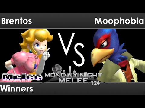 MNM 124 - TLOC | Brentos (Peach, Dr. Mario) vs Moophobia (Falco, Dr. Mario) Winners - Melee