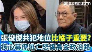 張俊傑共犯地位「比橘子重要」？ 高金素梅忙輔選「核心幕僚棄保潛逃」恐影響她政治生涯？｜三立新聞網 SETN.com