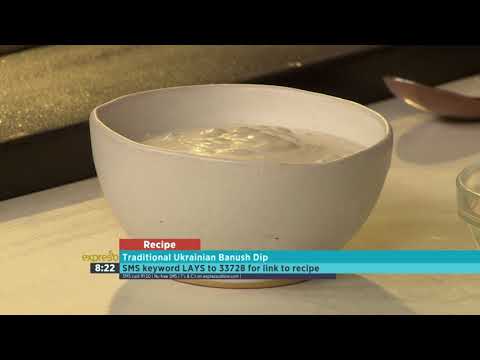 Traditional Ukrainian Banush-Inspired Dip by Nicole Snelling - #LaysUkraineExperience