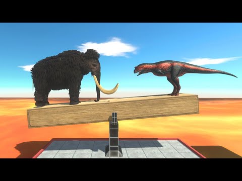 Giant Scale Above Lava - Animal Revolt Battle Simulator