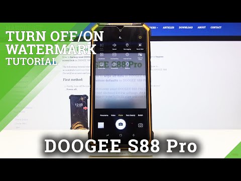 How to Turn On/Off Camera Watermark in Doogee S88 Pro – Sign Taken Pictures