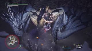 (MHW実況）上位レイギエナ裸縛り(防具装衣護石無し）ソロハンマー5分25秒