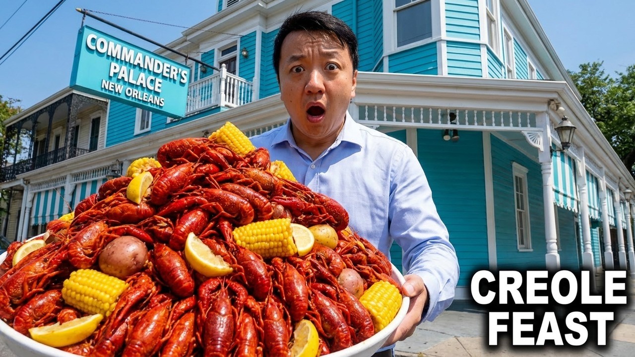 INSIDE the MOST FAMOUS Restaurant in New Orleans | ULTIMATE Creole FEAST at Commander's Palace!