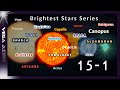 #15-#1⭐RANKING the BRIGHTEST STARS in the SKY⭐
