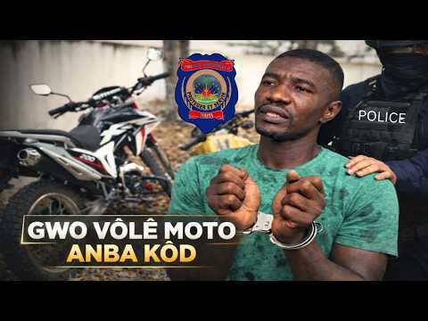FLASH!  Plizyè Gwo VÒLÈ MOTO anba kòd nan gwo Operasyon Komisè aken ak lapolis mennen, Yap temwaye