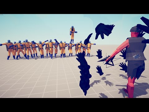 DARK PEASANT vs 10x MODDED UNITS Totally Accurate Battle Simulator TABS