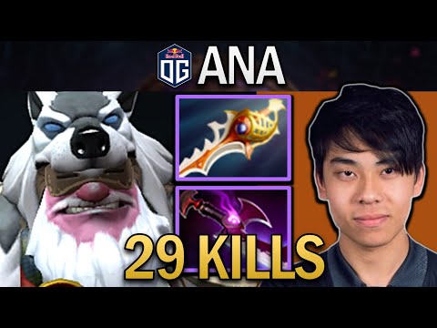OG.ANA SMURF SNIPER WITH 29 KILLS & RAPIER - DOTA 2 7.31 GAMEPLAY