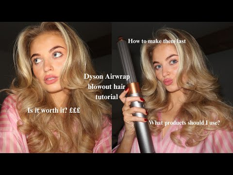 Easy dyson airwrap hair tutorial | how to make your blowout last, is it worth it?