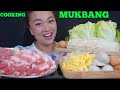 COOKING MUKBANG SUKIYAKI HOT POT GRILL LETS EAT SASVlogs
