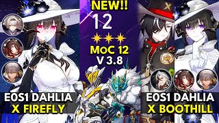 E0S1 The Dahlia x Firefly & Boothill | Memory of Chaos Floor 12 (3 Stars) | Honkai: Star Rail 3.8