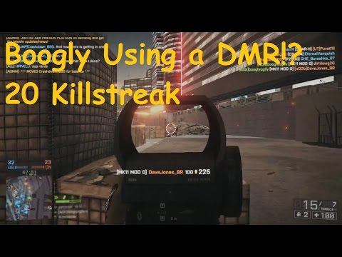 Battlefield 4 - BOOGLY USING A DMR!? (20 Killstreak First Match)