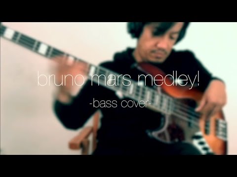 Bruno Mars Medley (bass cover by Angga) 