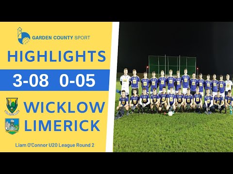 Wicklow v Limerick | Liam O'Connor U20 Football League | Highlights