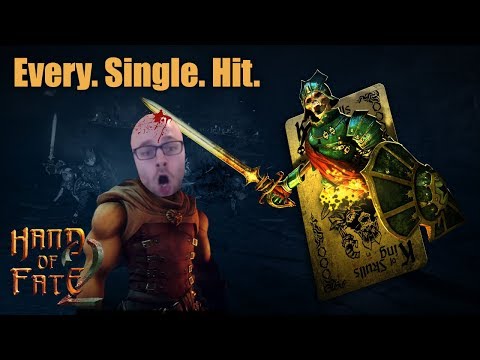 Every Hit Northernlion Took in Hand of Fate 2 Combat