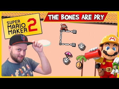 This Is My New Dry Bone Shell Level in Super Mario Maker 2! Can You Grab The First Clear?