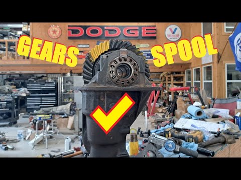 Junk Yard 8.75 For The 1969 Dart is Back Together -Sure Grip Delete -How To Setup 8.75 Differential