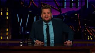 That time James Corden was attacked by a mosquito on The Late Late Show