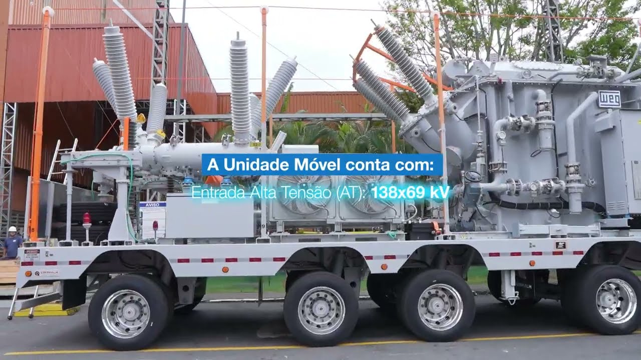 Subestações Móveis WEG – Energia onde e quando você precisa