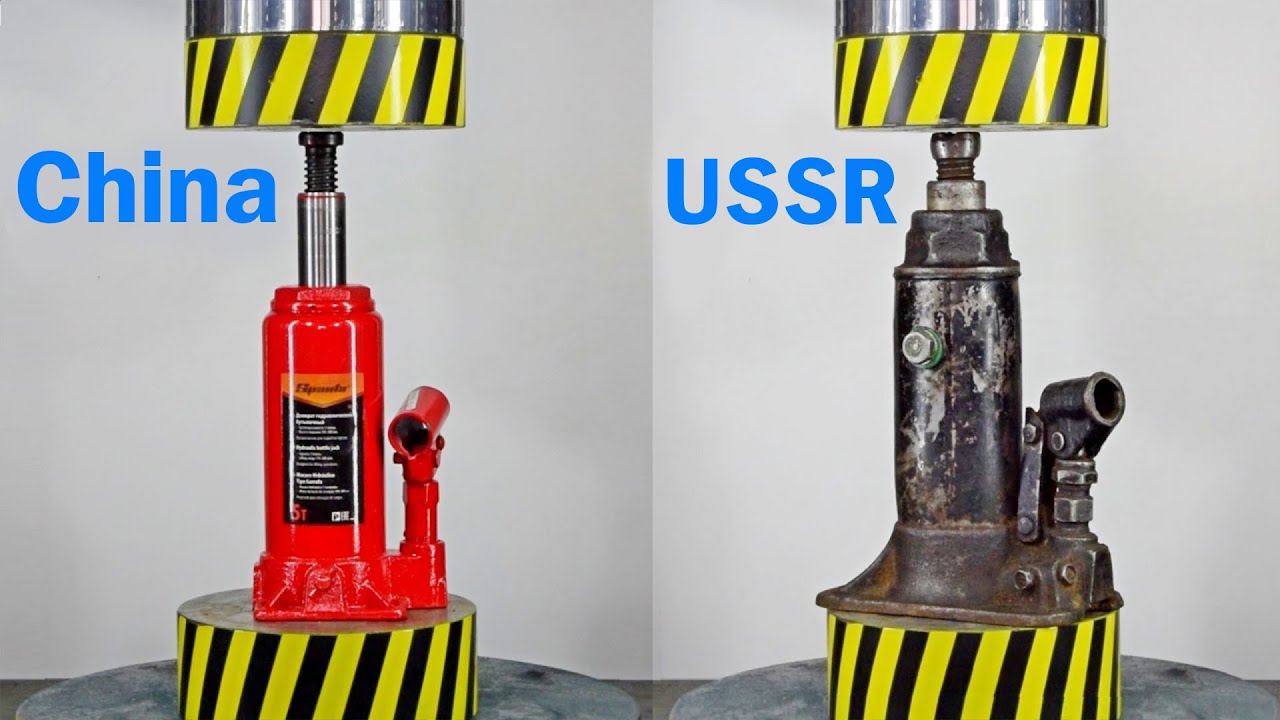 500 TON HYDRAULIC PRESS VS JACKS