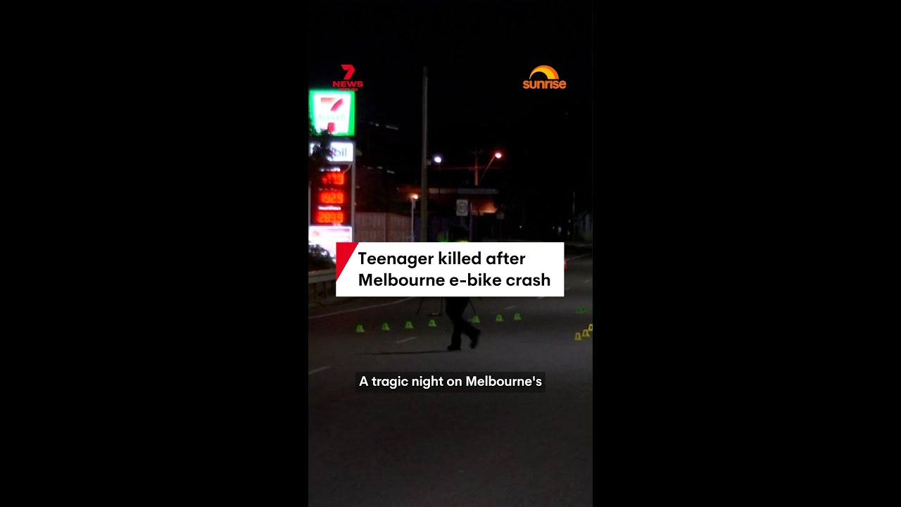 Teenager killed after Melbourne e-bike crash
