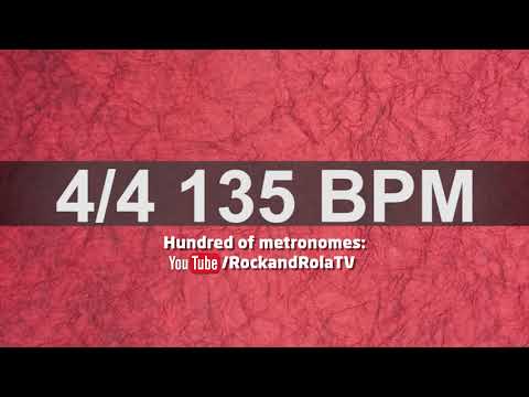 🔴 135 BPM Kick and Hi Hat Metronome