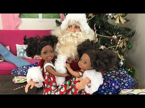 Christmas Morning 2017! Santa Brings Gifts | Naiah & Elli Doll Show #14 Video