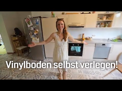 DIY - Vinyl PVC Boden selbst verlegen!