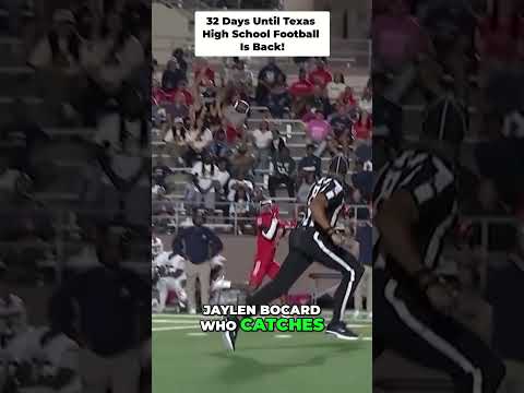 Posting 1 play every day until Texas High School Football is back! 32 Days left!