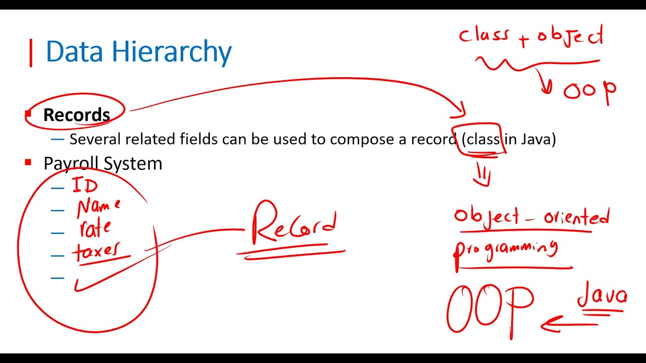 Lecture 02 Java | Data Hierarchy بالعربي