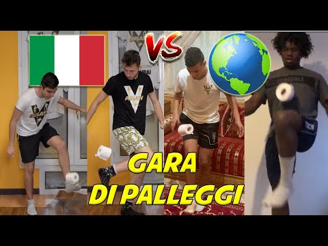 Italiani VS Stranieri - Chi riesce a palleggiare CARTA IGIENICA più a lungo?