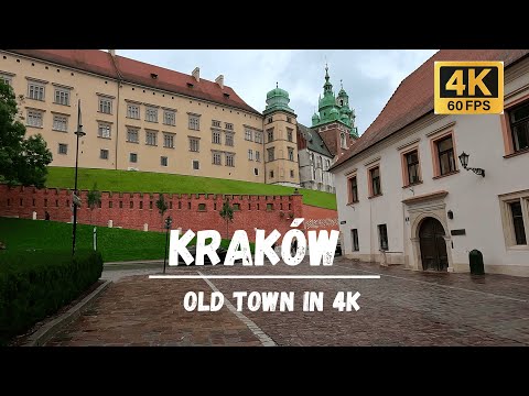Kraków Old Town Walking Tour 4K 🌧️ Poland | Wawel Castle, Kanonicza Street & Market Square | Part 2