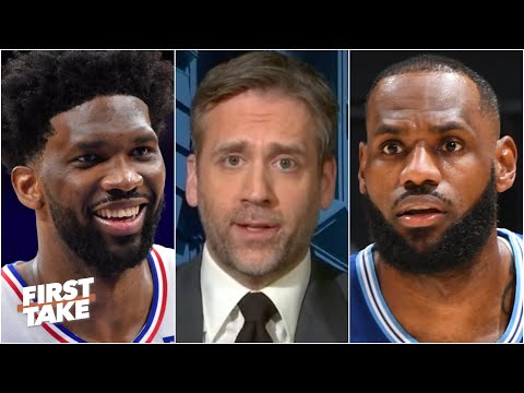 馬克斯解釋了為什麼喬爾-恩比德應該是MVP的熱門人選，而不是勒布朗--第一視角。 (Max explains why Joel Embiid should be the MVP favorite over LeBron | First Take)
