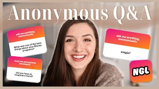 NGL Anonymous Q&A Ask Me Anything - Answering Anonymous Questions From Followers to Get to Know Me!