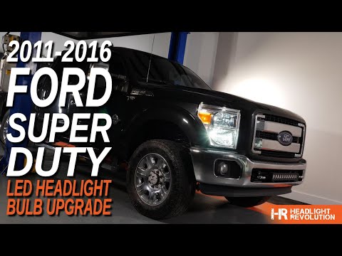 HR Tested: 464% Brighter LED headlights for the 11-16 Ford Super Duty | Headlight Revolution