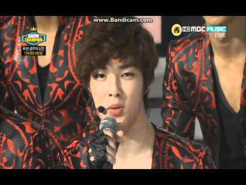 120626 Cross Gene - Talk @ Music Show! Champion
