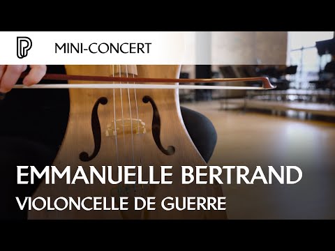 Emmanuelle Bertrand - Fac-simile du violoncelle Neyen & Plicque 1915 - J.S Bach