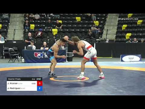 61 Kg Quarterfinal - Josh Kramer, Sunkist Kids Wrestling Club Vs Joshua Rodriguez, NLWC - TMWC