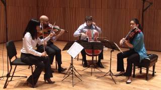 Enso String Quartet plays Beethoven Op. 59 No. 2 
