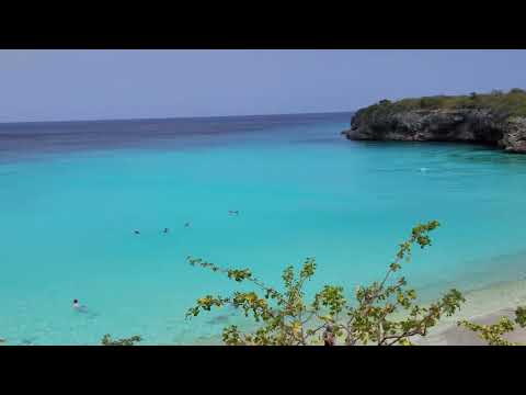 CURACAO: A side view of Grote Knip / Kenepa Grandi Beach of Playa Kenepa