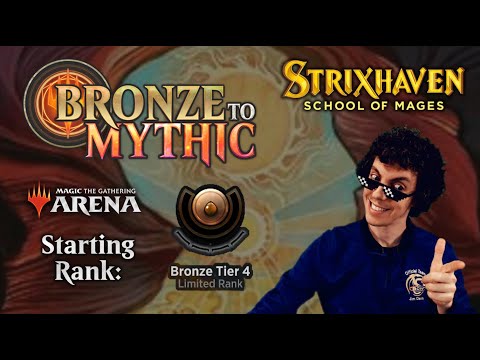 🥉 MTG Arena: Bronze To Mythic (Limited: Strixhaven Draft) - Episode 1 - Starting Rank: Bronze 4