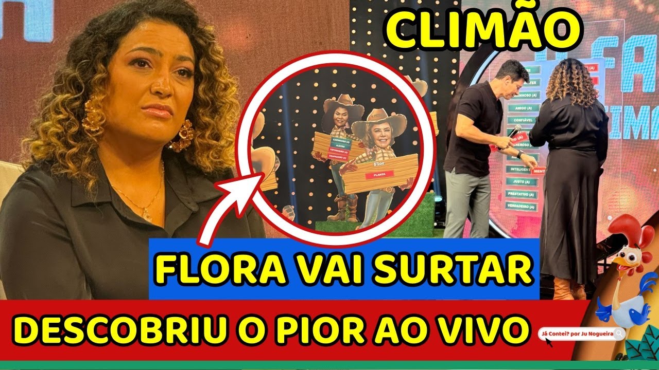 🔴Camila descobre AO VIVO NAMORO DE BUDA, reação choca E CLIMA FICA TENSO; Plaquinha de Flora CAUSA