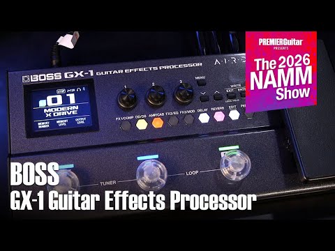 Boss GX-1 Guitar Effects Processor I NAMM 2026